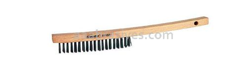 Weiler 36647 - Vortec Pro 24 pc. Curved Handle 3 x 19 rows, Scratch Brush Display Box - 012382366476