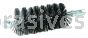 Weiler 44131 2" Single Spiral Flue Brush .012 Steel Fill