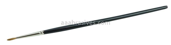 Weiler 41001 1/16" Watercolor Brush Red Sable 5/16" Trim Length Round Handle