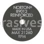 Norton 3 x .060 x 3/8 Metal Type 01 Straight Wheels