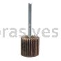 Merit Abrasives 08834137383 2 x 1-1/2 x 1/4 Small Diameter Flap Wheels With 1/4" Steel Shank 180 Grit Merit High Performance Ceramic/AO