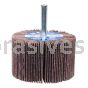 2-1/2 x 1-1/2 x 1/4 60 Grit Merit Mini Grind-O-Flex Small Diameter Cup Flap Wheels