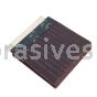 2 x 2-3/4 x 1/4 240 Grit Merit Alo Resin Bond Scored FlexDrum Segments