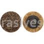 Merit Abrasives 08834166248 1" Merit A/O Coarse Type 3 Merit Rapid Prep Quick Change Discs with Locking Attachment