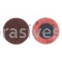 2" Merit A/O Very Fine Type 3 Buffing Discs with Quick Change Locking Attachment