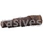 3/8 x 1-1/2 x 1/8 50 Grit Merit A/O Full-Tapered Spiral Rolls