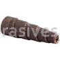 1/2 x 1-1/2 x 1/8 80 Grit Merit A/O Full-Tapered Spiral Rolls