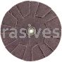 4-1/2 /120 /1/4-20 /Merit Aluminum Oxide /Overlap Slotted Discs (2/Set)