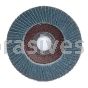 5 x 5/8-11 24 Grit Merit Type 29 Zirc Powerflex Flap Discs