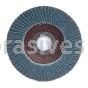 7 x 5/8-11 36 Grit Merit Type 29 Aluminum Plate Zirc Flap Discs