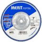 7 x 5/8-11 120 Grit Merit Type 29 Zirc Powerflex Flap Discs