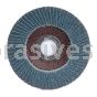 4-1/2 x 7/8 24 Grit Merit  Alo Type 27 Powerflex Flap Disc