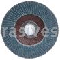4-1/2 x 7/8 36 Grit Merit Type 27 Zirc Powerflex Flap Discs