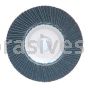 4-1/2 x 7/8 24 Grit Merit Type 27 Zirc Powerflex Flap Discs
