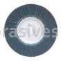 4-1/2 x 7/8 60 Grit Merit Type 27 Zirc Powerflex Flap Discs