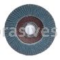 4-1/2 x 5/8-11 80 Grit Merit Type 27 Alo Powerflex Flap Discs