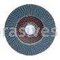 4-1/2 x 5/8-11 120 Grit Merit Type 27 Alo Powerflex Flap Discs