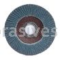 4-1/2 x 5/8-11 40 Grit Merit Type 27 Alo Powerflex Flap Discs