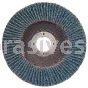 7 x 7/8 40 Grit Merit Type 27 High Density Zirc Powerflex Flap Discs