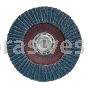 7 x 5/8-11 40 Grit Merit Type 27 High Density Zirc Powerflex Flap Discs