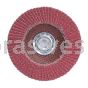 5 x 7/8 100 Grit Merit Ultra Ceramic Plus Type 29 R981 Powerflex Flap Discs