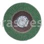 4 x 5/8 40 Merit Premium Zirconia Plus Type 29 R801 Powerflex Flap Discs