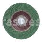 5 x 7/8 40 Grit Merit Premium Zirconia Plus Type 29 R801 Powerflex Flap Discs