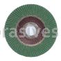 5 x 7/8 60 Grit Merit Premium Zirconia Plus Type 29 R801 Powerflex Flap Discs