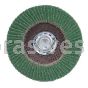 4-1/2 x 5/8-11 120 Grit Merit Premium Zirconia Plus Type 29 Powerflex Flap Discs