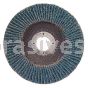 5 x 7/8 80 Grit Merit Type 27 Zirc Powerflex Flap Discs