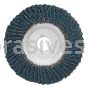 4 x 5/8 80 Grit Merit Type 29 Zirc Powerflex Flap Discs