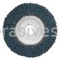 4 x 5/8 120 Grit Merit Type 29 Zirc Powerflex Flap Discs