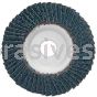 5 x 7/8 80 Grit Merit Type 29 Zirc Powerflex Flap Discs