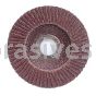 5 x 7/8 80 Merit Type 29 Fiberglass Plate Alo Powerflex Flap Discs
