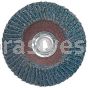 7 x 5/8-11 80 Grit Merit Type 29 Zirc Powerflex Flap Discs