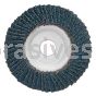 5 x 7/8 80 Merit Type 29 Aluminum Plate Zirc Powerflex Flap Discs