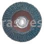 5 x 5/8-11 24 Grit Merit Type 29 Zirc Powerflex Flap Discs