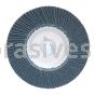 5 x 7/8 120 Grit Merit Type 27 Zirc Powerflex Flap Discs