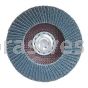 5 x 5/8-11 40 Grit Merit Type 27 Zirc Powerflex Flap Discs