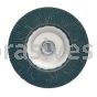 4-1/2 x 5/8-11 24 Grit Merit Type 27 Zirc Powerflex Flap Discs