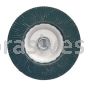 4-1/2 x 5/8-11 60 Grit Merit Type 27 Aluminum Plate Zirc Flap Discs