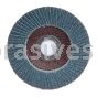 4-1/2 x 5/8-11 36 Grit Merit Type 27 Alo Powerflex Flap Discs