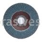 7 x 5/8-11 60 Merit Type 27 Fiberglass Plate Alo Powerflex Flap Discs