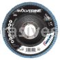 Weiler 31401 - 4-1/2" , 36Z, 7/8" A.H., Vortec Pro Abrasive Flap Disc, Flat, Phenolic Backing - 012382314019