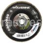 Weiler 31409 - 4-1/2" , 60Z, 5/8"-11 A.H., Vortec Pro Abrasive Flap Disc, Flat, Phenolic Backing - 012382314095