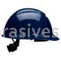3M™ 7100239996 SecureFit™ Hard Hat H-710SFV-UV Navy Blue 4-Pt Pressure Diffusion Ratchet Suspension W/ UVicator