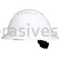 3M™ 7100240028 SecureFit™ Full Brim Hard Hat H-801SFV-UV White Vented 4-Pt Pressure Diffusion Ratchet Suspension w/UVicator