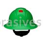 3M&trade; 7100240032 SecureFit&trade; Full Brim Hard Hat H-804SFR-UV Green 4-Pt Pressure Diffusion Ratchet Suspension W/ Uvicator