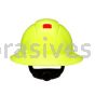 3M&trade; 7100240034 SecureFit&trade; Full Brim Hard Hat H-809SFR-UV HiVis Yellow 4-Pt Pressure Diffusion Ratchet Suspension W/ UVicator