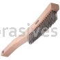 Osborn V Trim Scratch Brush 3x19 Rows Curved Handle #54106